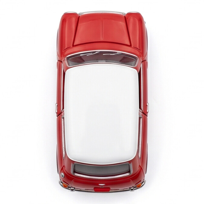 TINY Mini Cooper MK1 199C 1:50 Scale – Official Licensed Diecast with Acrylic Case