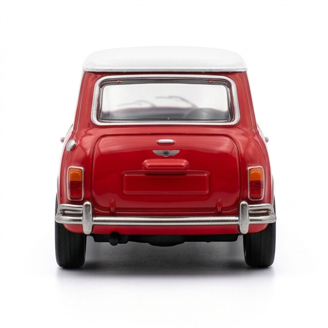 TINY Mini Cooper MK1 199C 1:50 Scale – Official Licensed Diecast with Acrylic Case