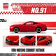 Tomica No.91 Ford Mustang Ecoboost Fastback 1:63 Scale (Red) collectible diecast model at Poketwheels
