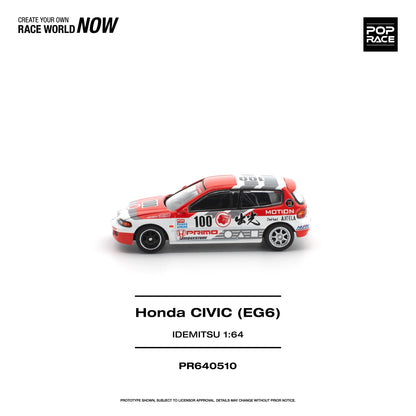 POPRACE Honda Civic EG6 Idemitsu Motion Infinite 1:64 Scale Diecast Model (Pre-Order)