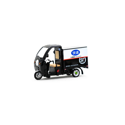 TINY SF Express Tricycle (Covered) Set (Vehicle + Figure), 1:43 Scale