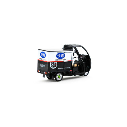 TINY SF Express Tricycle (Covered) Set (Vehicle + Figure), 1:43 Scale