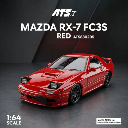 Mazda RX-7 FC3S, 1:64 Scale (Red) collectible diecast model at Poketwheels