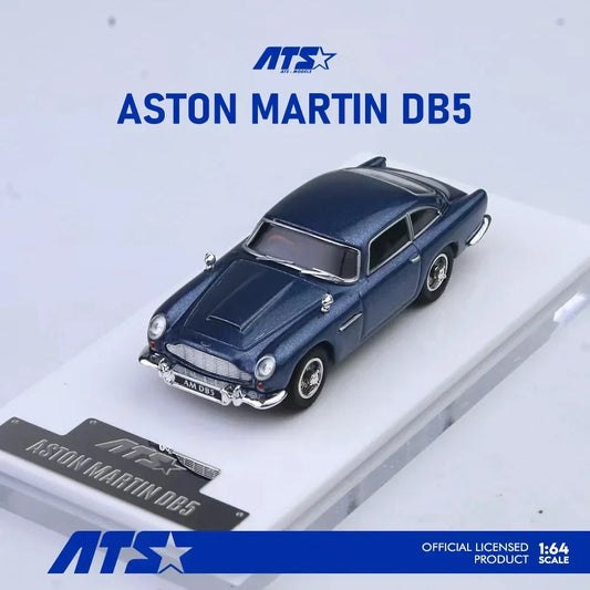Aston Martin DB5, 1:64 Scale (Metallic Blue) collectible diecast model at Poketwheels