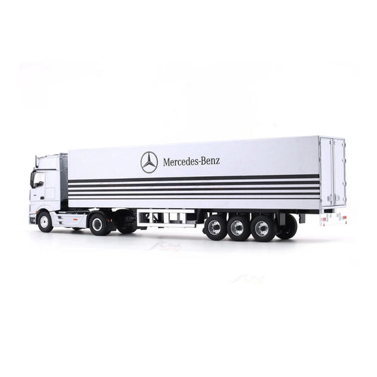 Mercedes-Benz   Container Truck   Classic   Edition,   1:64 Scale   (Silver)