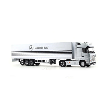 Mercedes-Benz   Container Truck   Classic   Edition,   1:64 Scale   (Silver)
