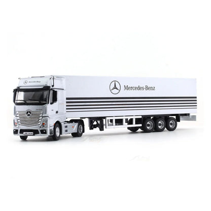 Mercedes-Benz   Container Truck   Classic   Edition,   1:64 Scale   (Silver)