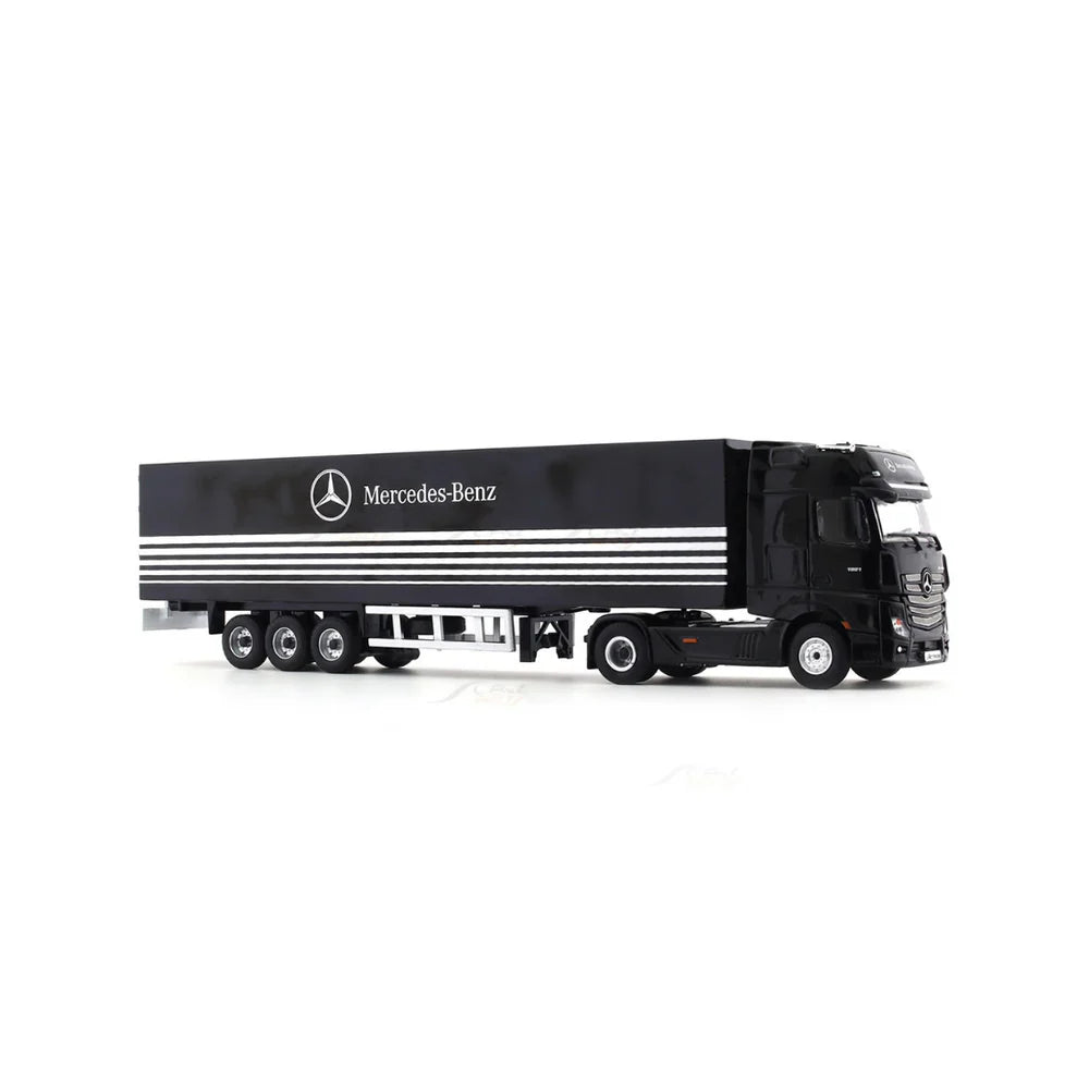 Mercedes-Benz Container Truck Classic Edition 1:64 Scale – Black | Perka