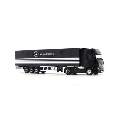 Mercedes-Benz Container Truck Classic Edition 1:64 Scale – Black | Perka
