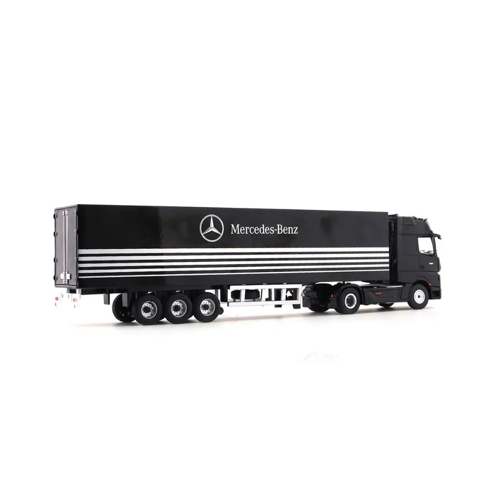 Mercedes-Benz Container Truck Classic Edition 1:64 Scale – Black | Perka