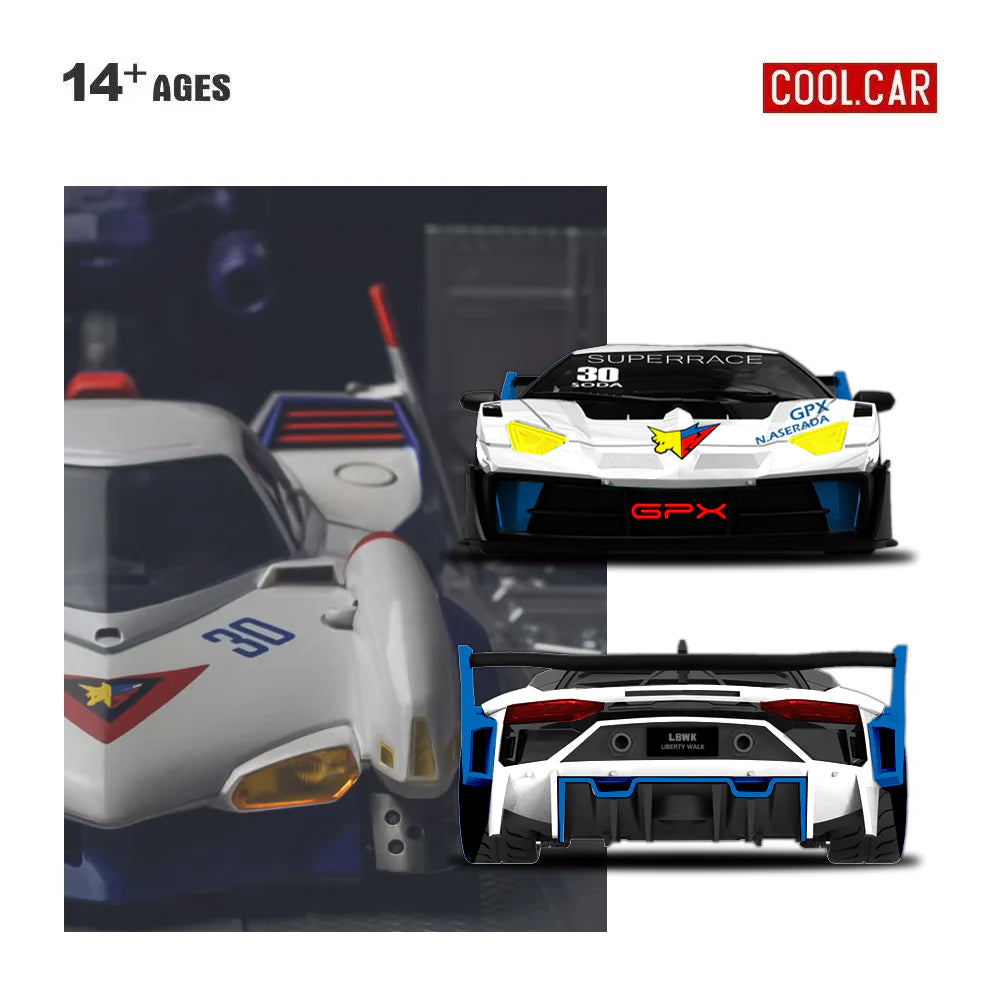 PRE-ORDER Time Micro Lamborghini GTEVO High Intelligence Formula Livery 1:64 Scale Diecast Model