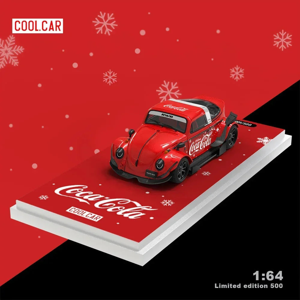 Cool Car-Beetle Christmas Coca-Cola(Limited Edition 500), 1:64 Scale collectible diecast model at Poketwheels