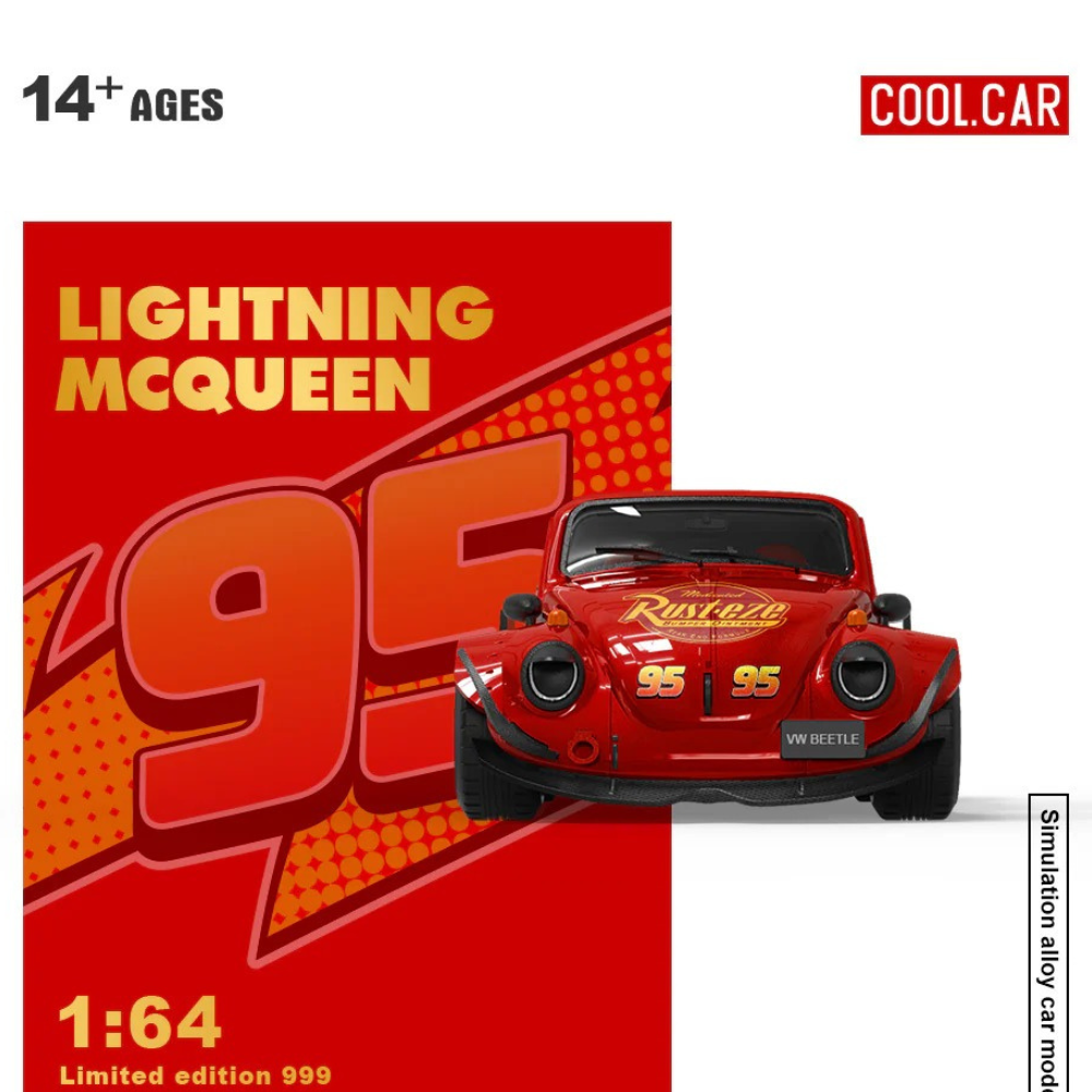Premium scale diecast model car  – Lightning Mcqueen Livery, 1:64 scale Collectible