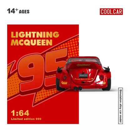 Premium scale diecast model car  – Lightning Mcqueen Livery, 1:64 scale Collectible