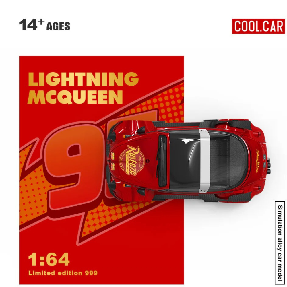Premium scale diecast model car  – Lightning Mcqueen Livery, 1:64 scale Collectible