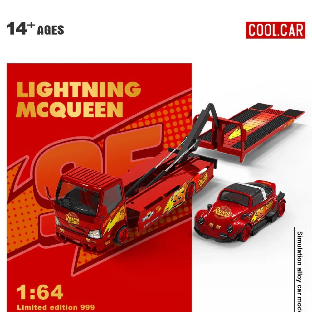 Premium scale diecast model car  – Lightning Mcqueen Livery, 1:64 Scale Collectible