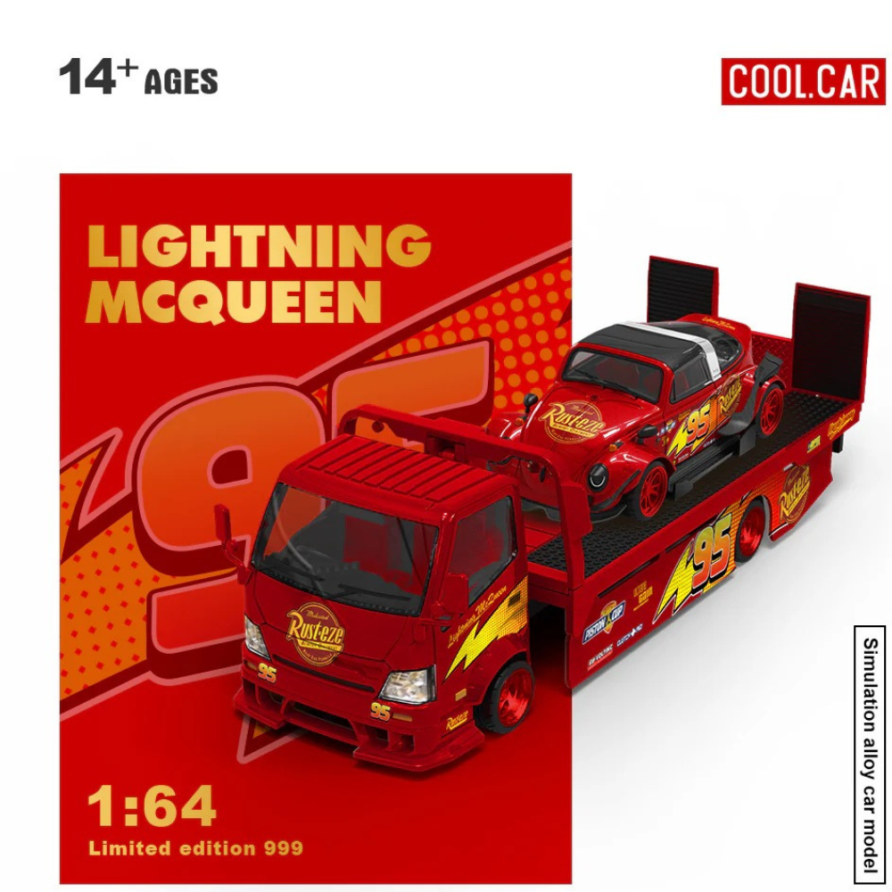 Premium scale diecast model car  – Lightning Mcqueen Livery, 1:64 Scale Collectible