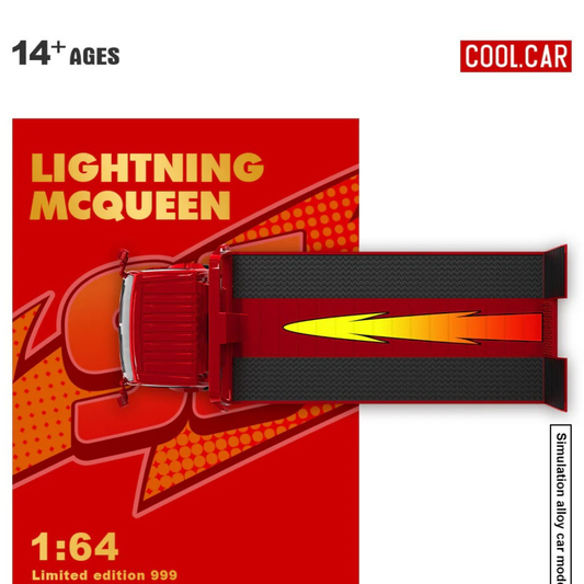 Premium scale diecast model car  – Lightning Mcqueen Livery, 1:64 Scale Collectible