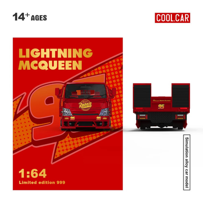 Premium scale diecast model car  – Lightning Mcqueen Livery, 1:64 Scale Collectible