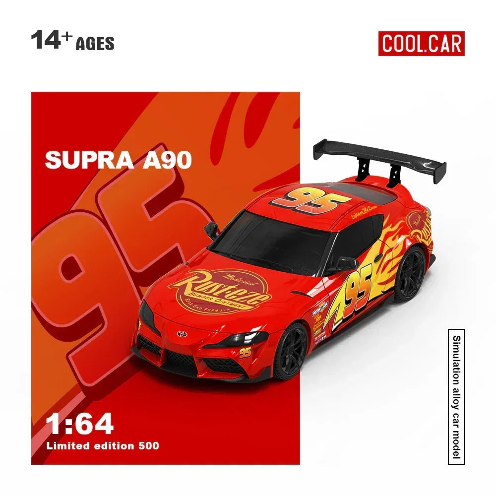 A-Speedmaster A90-Lightning McQueen Livery Job(Limited Edition 500), 1:64 Scale collectible diecast model at Poketwheels