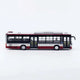 95 Creative Culture Standard City Bus Maroon & Grey 1:110 Scale Diecast Model