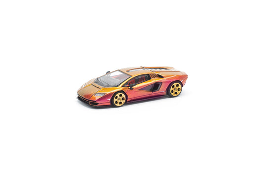 Premium scale model car for display – *PRE-ORDER* Lamborghini LPI800-4 Blu Hal, 1:64 Scale (Orange) Collectible