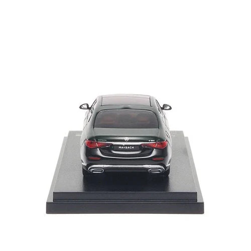 ALMOST REAL Mercedes-Benz Maybach S 680 V12 Edition 2025 Olive Metallic & Obsidian Black 1:64 Scale Diecast Model