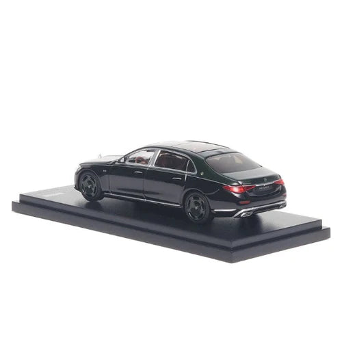 ALMOST REAL Mercedes-Benz Maybach S 680 V12 Edition 2025 Olive Metallic & Obsidian Black 1:64 Scale Diecast Model