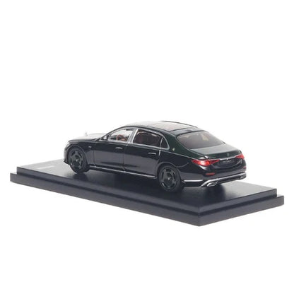 ALMOST REAL Mercedes-Benz Maybach S 680 V12 Edition 2025 Olive Metallic & Obsidian Black 1:64 Scale Diecast Model