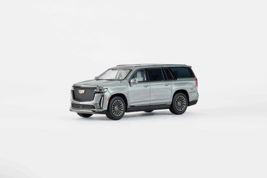 Premium scale diecast model car  – Escalade, 1:64 Scale (Silver) Collectible