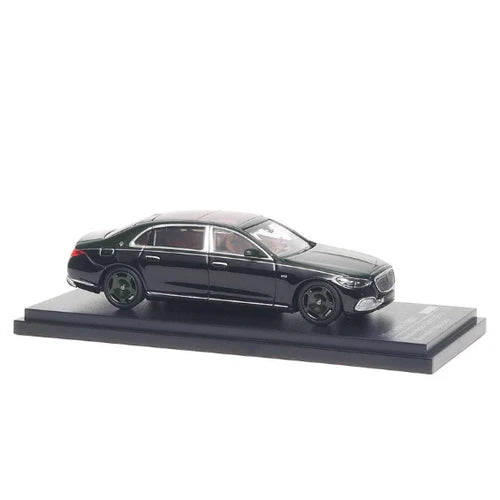 ALMOST REAL Mercedes-Benz Maybach S 680 V12 Edition 2025 Olive Metallic & Obsidian Black 1:64 Scale Diecast Model