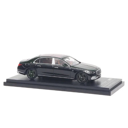 ALMOST REAL Mercedes-Benz Maybach S 680 V12 Edition 2025 Olive Metallic & Obsidian Black 1:64 Scale Diecast Model