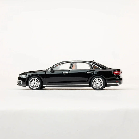 Audi A8L 2021, 1:64 Scale (Black) collectible diecast model at Poketwheels