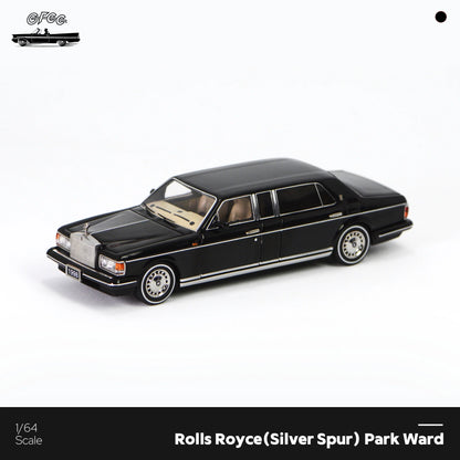 HEC 2026 GFCC Rolls-Royce Silver Spur Park Ward 1998 Black 1:64 Scale Diecast Model
