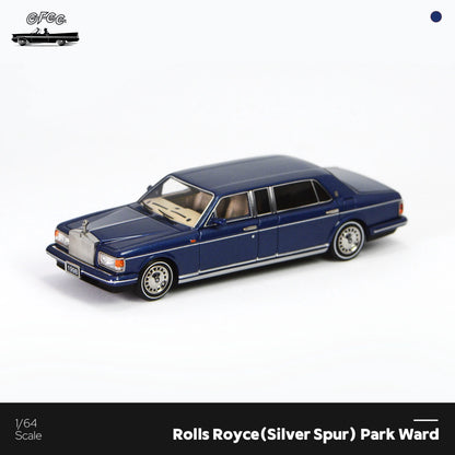 HEC 2026 GFCC Rolls-Royce Silver Spur Park Ward 1998 Blue 1:64 Scale Diecast Model
