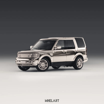 HEC 2026 Wheel Art 2014 Discovery 4 Silver Chrome Limited Edition 1:64 Scale Diecast Model