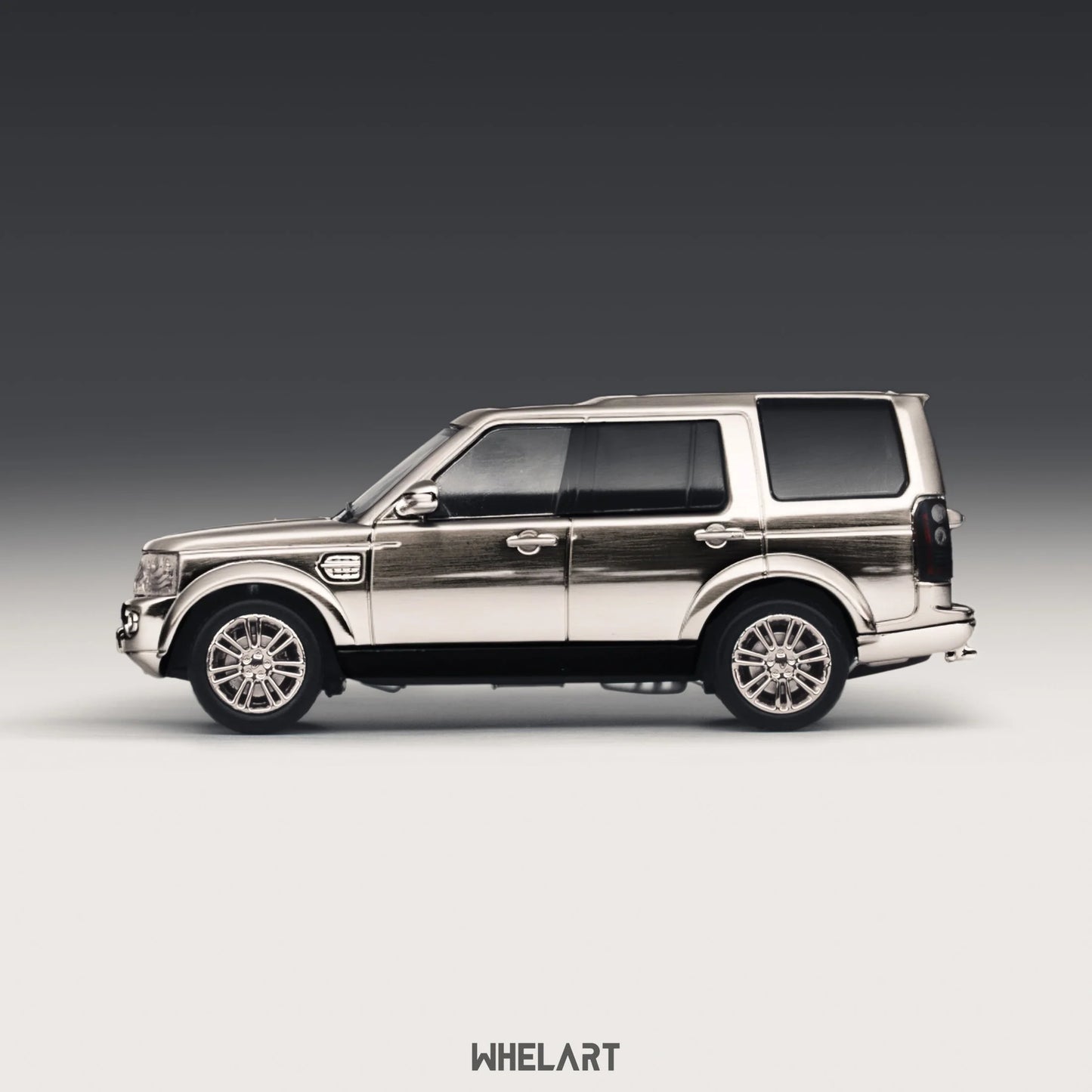 HEC 2026 Wheel Art 2014 Discovery 4 Silver Chrome Limited Edition 1:64 Scale Diecast Model