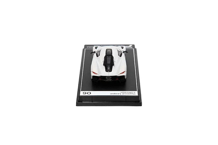 Premium scale diecast model car  – Koenigsegg Jesko Absolut, 1:64 Scale (White) Collectible