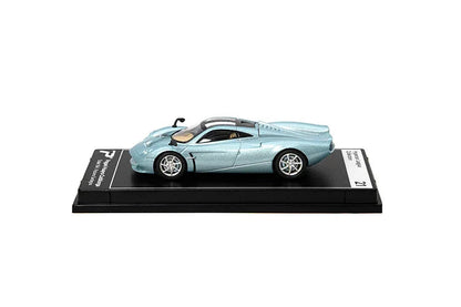 Premium scale diecast model car  – Pagani Huayra Codalunga, 1:64 Scale (Simple Turquoise) Collectible
