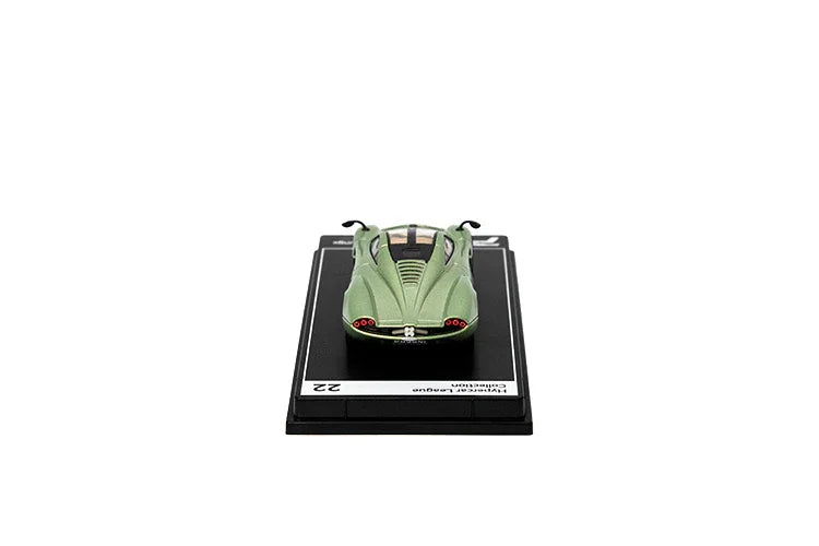Premium scale diecast model car  – Pagani Huayra Codalunga, 1:64 Scale (Green) Collectible