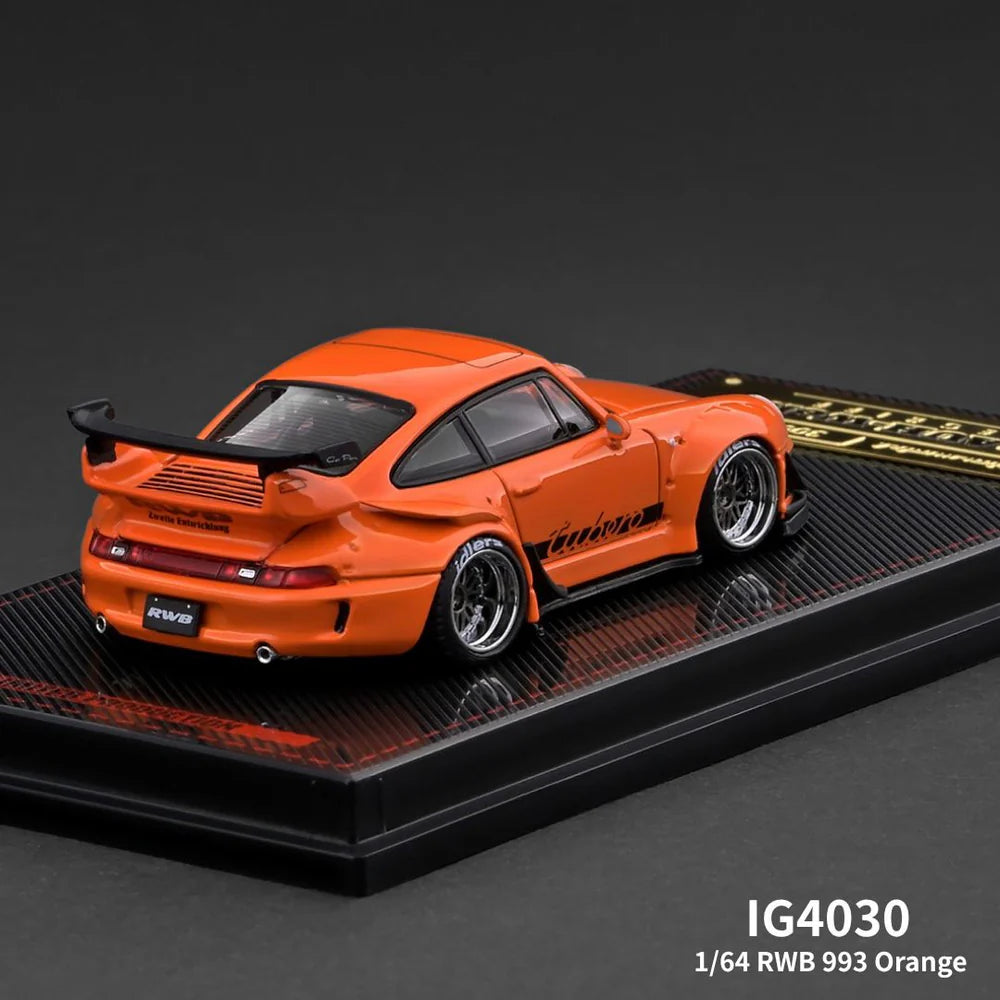 Ignition Model RWB 993 Orange Metallic 1:64 Scale Diecast Model