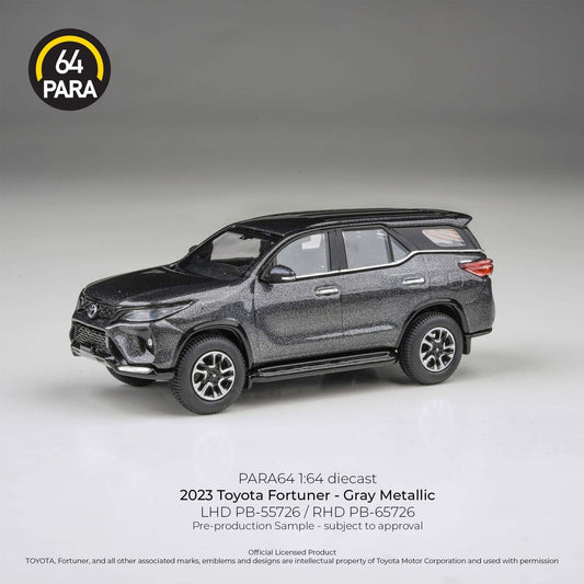 *PRE-ORDER* Toyota Fortuner 2023 , 1:64 Scale (Grey Metallic) collectible diecast model at Poketwheels