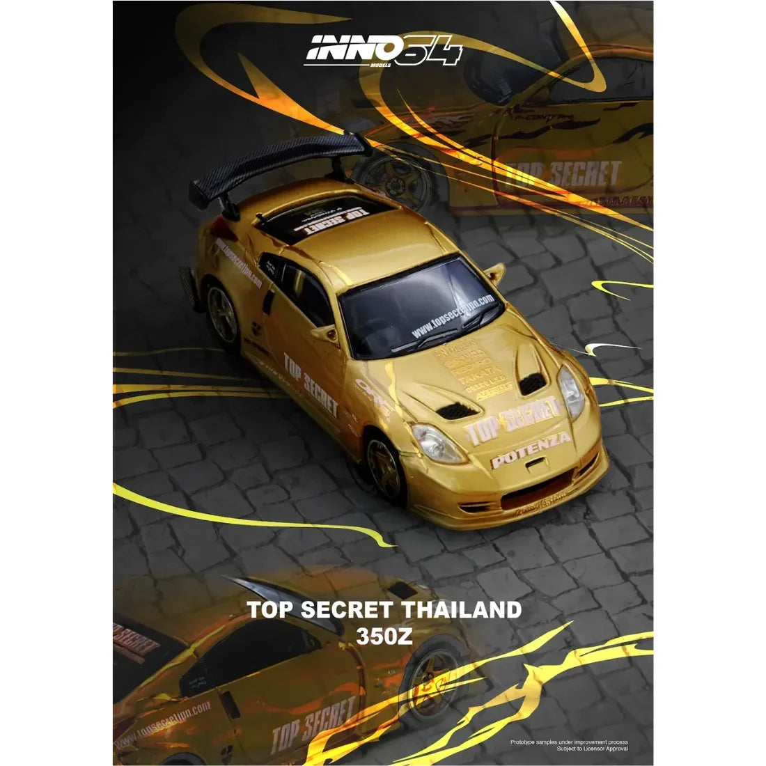 *PRE-ORDER* Top Secret Thailand 350Z, 1:64 Scale collectible diecast model at Poketwheels