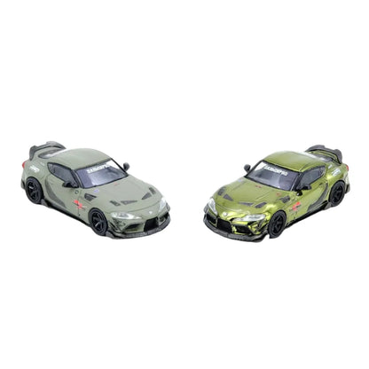 INNO64 Toyota Supra A90 Darwin Pro Matt Green 1:64 Scale Diecast Model (Pre-Order)