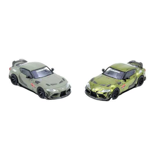 INNO64 Toyota Supra A90 Darwin Pro Matt Green 1:64 Scale Diecast Model (Pre-Order)
