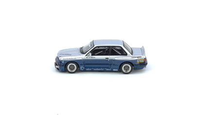 PRE-ORDER | Pandem E30 M3 1:64 Scale (Silver/Blue) by INNO64