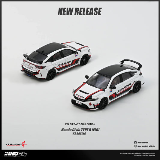 *PRE-ORDER* Honda Civic (FL5) J'S Racing, 1:64 Scale collectible diecast model at Poketwheels