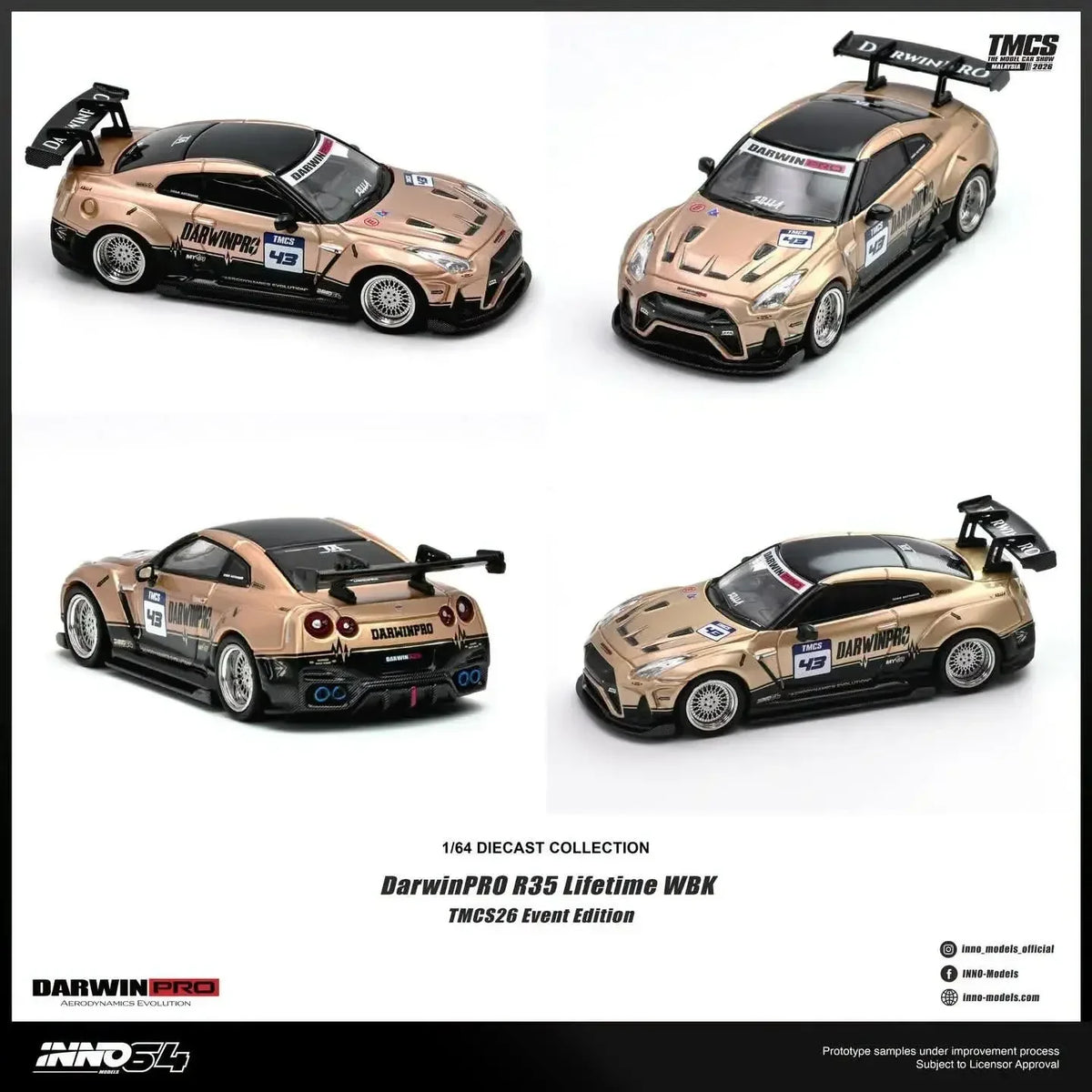 *TMCS 2026* Darwin Pro R35, 1:64 Scale collectible diecast model at Poketwheels