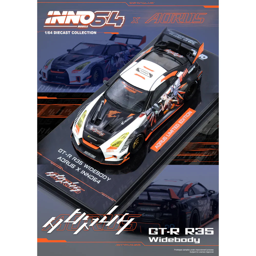 INNO64 Nissan GT-R R35 Widebody (Limited Edition), 1:64 Scale