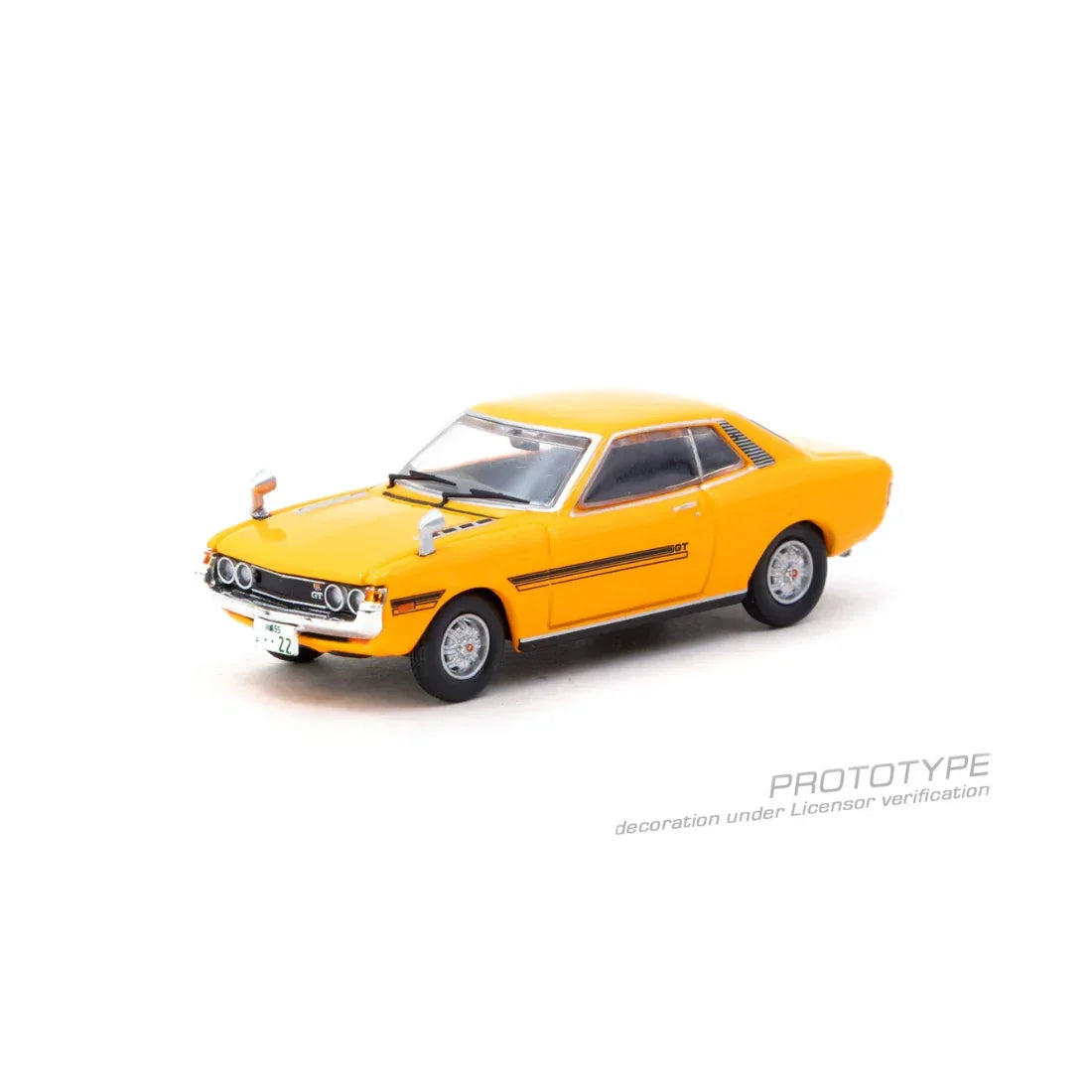 *PRE-ORDER* Toyota Celica 1600GT TA22 Chance of Chase Car, 1:64 Scale (Orange) collectible diecast model at Poketwheels